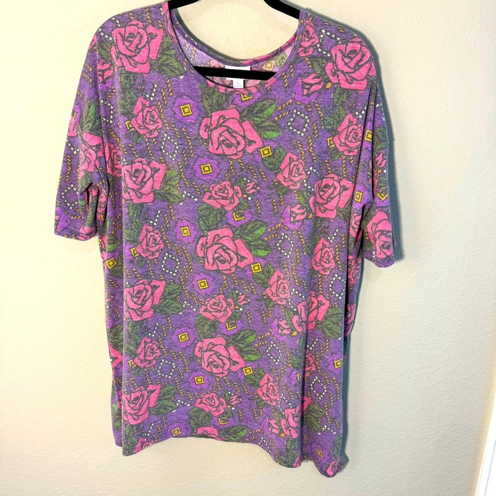 Lularoe floral Irma top